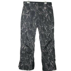 Marker Inspiration Insulated Ski Pants Black Swirl Design Style 13128 Womens 10